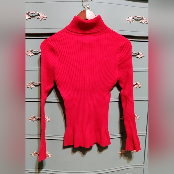 Bamboo Traders ribbed turtleneck sweater - Picture 2 of 3